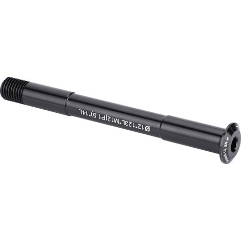 Axe avant pour vélo, moyeu de fourche, tube fileté M12x1.5, longueur 123 mm, levier de serrage rapide, accessoire vélo tout-terrain. (1/5)
