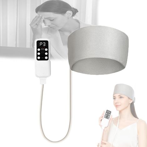 Masseur De Tête À Ondes D'air, Masseur De Tête Électrique Pour La Maison, 8 Modes, 19 Réglages De Vitesse, 3 Chaleurs Et Intensités, Avec Patch À Impulsions, Pour Soulager Le Stress (1/5)