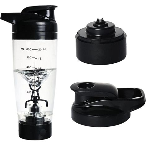 Shaker Électrique - Bouteille Mélangeuse 600 ml - Pour Poudres Protéinées - Usage Fitness et Sport - 1 Pièce (1/5)