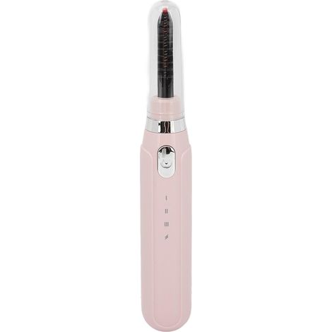 Recourbe-cils chauffant professionnel intelligent, 3 niveaux de température, rechargeable USB, électrique rose, lisse et longue tenue (1/5)