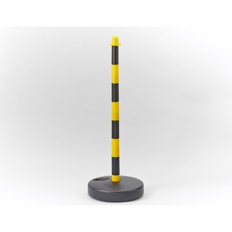 Mottez potelet plastique sur coupelle ronde b360cnojarond (1/2)