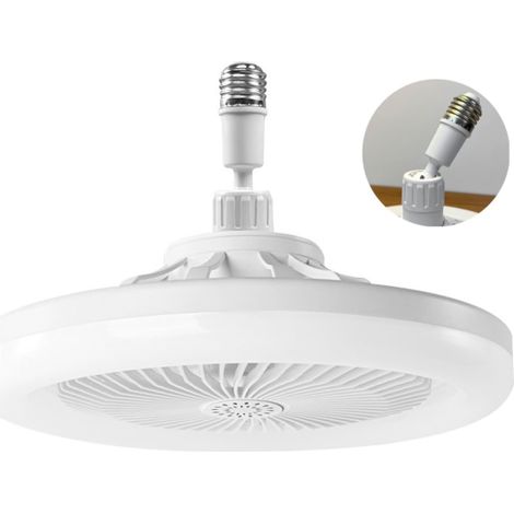 Ventilateur Plafond Avec Lumiere,ventilateur De Plafond Avec Télécommande,ventilateur Silencieux Plafond,E27 plafonnier LED,3vitesses (1/5)
