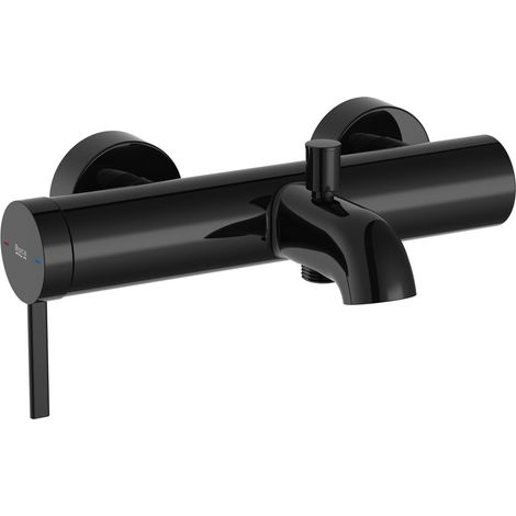 ROCA A5A029ECN0 ONA Grifo Monomando para Baño-Ducha con Inversor Automático Negro Titanio - ref: A5A029ECN0 (1/2)