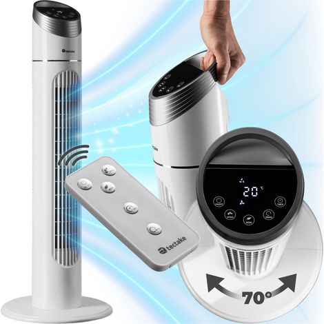 Ventilateur colonne en plastique ABS 90 cm blanc (1/5)