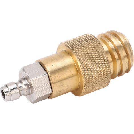 Adaptateur pour eau gazeuse, connecteur adaptateur en laiton à filetage externe TR21-4 pour eau gazeuse (1/5)