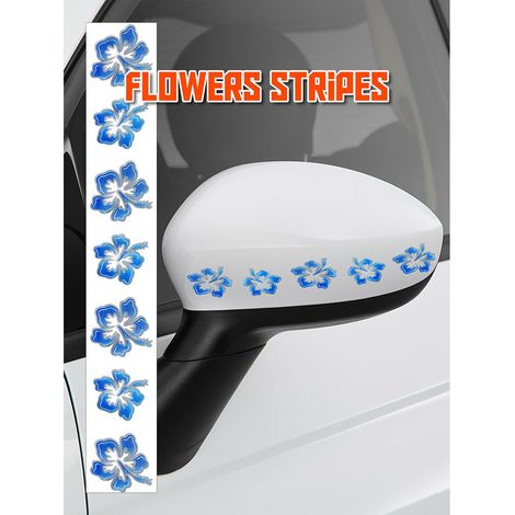 Stripes Strisce Adesive Fiore, 3 x 33 cm