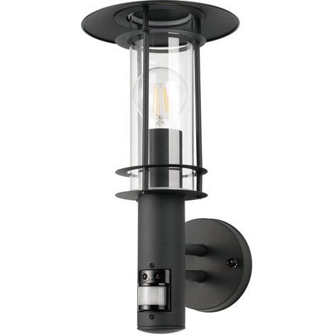 Applique murale Lisio 1, lampe murale intérieure, lampe chambre, acier (1/3)
