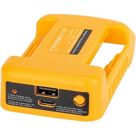 Adaptateur de chargeur USB pour batterie Li-ion 18V 20V-- (1/5)