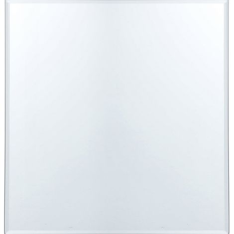 Bathroom Wall-Mounted Frameless Glass Right Angle Makeup Mirror 50cm W x 60cm D (1/4)