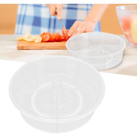 Étagère de rangement rotative à 360° pour animaux de compagnie, idéale pour la cuisine et le réfrigérateur. (1/5)