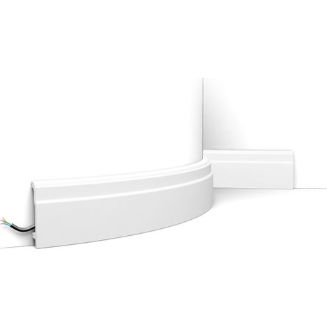 Carton complet de 20 mètres de plinthes SX155F - L200 x H10,8 x L2,5 cm - ORAC DECOR