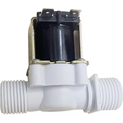 Électrovanne 12 V CC 12 V N/C normalement fermée Interrupteur d'entrée d'eau (1/4)