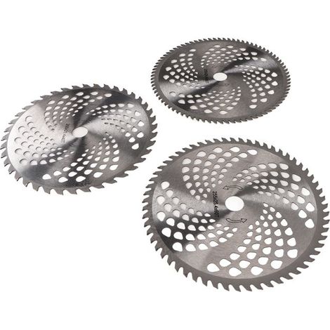 Kit de 3 lames de scie circulaire – 40T, 60T, 80T – Acier – Facile à installer (1/5)
