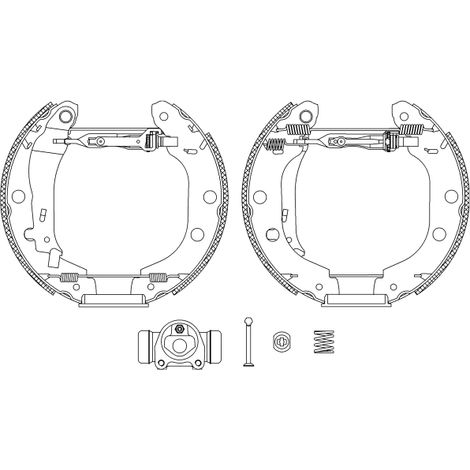 Jeu de mâchoires de frein Textar 84052701 NISSAN 440603J325 440607E625
