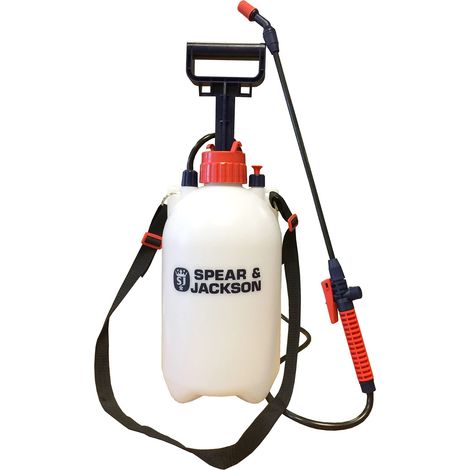 Spear & Jackson 5LPAPS Spruzzatore a pressione, con azionamento a pompa, 5 litri (Manuale non presente all'interno della scatola) (1/5)