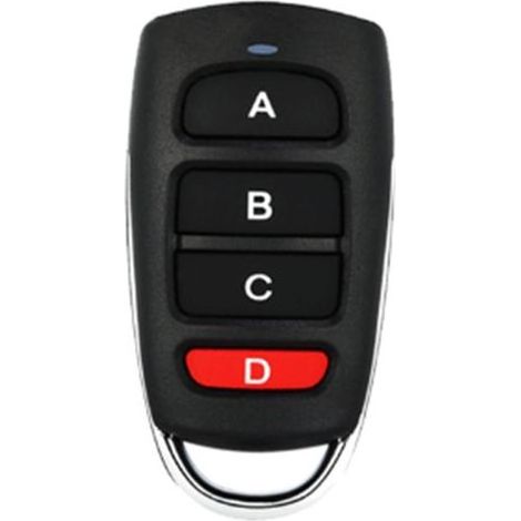 433-MHz-Klon-Handsender, 4 Tasten, wasserdichte Funkfernbedienung für Garagentor und elektrisches Rolltor (1/5)