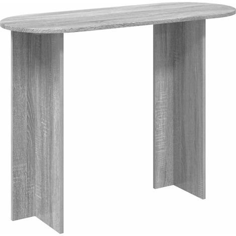 Console Table Grey Sonoma 100 x 39.5 x 75 cm Engineered Wood vidaXL