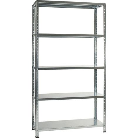 scaffale in metallo 5 ripiani grima portata 325 kg 100x40x187 cm