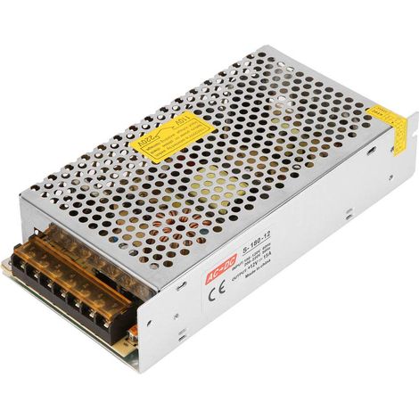 Alimentation à découpage, 110V-220V AC 12V/16.7A Alimentation à découpage Pilote Adaptateur Convertisseur de tension 200W (1/5)