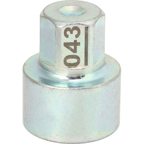 Douille Antivol Pour Écrou De Roue - 1 Pièce - Métal - Extraction Sûre - Véhicule Automobile - Modèle 043 (1/5)