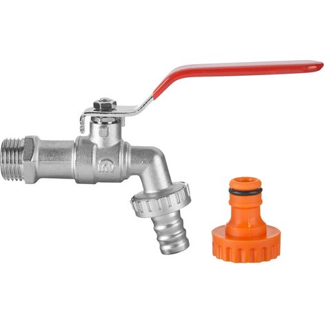 Rubinetto da giardino in ottone da 1/2" (1/2)