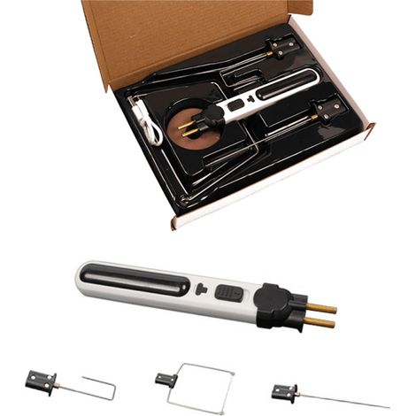 Irovami Coupe-mousse sans fil – stylo fil chaud, gravure, LED, chauffe 5s (1/5)