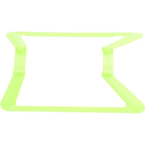 Patins d'atterrissage en plastique vert fluorescent pour hélicoptère radiocommandé FW450 V3