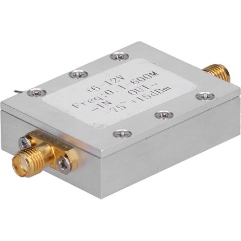 Compteur de Puissance RF 0,16M-75+15dBm Détecteur Logarithmique AD8307 Module de Test avec Boîtier Relais Haute Puissance (1/5)