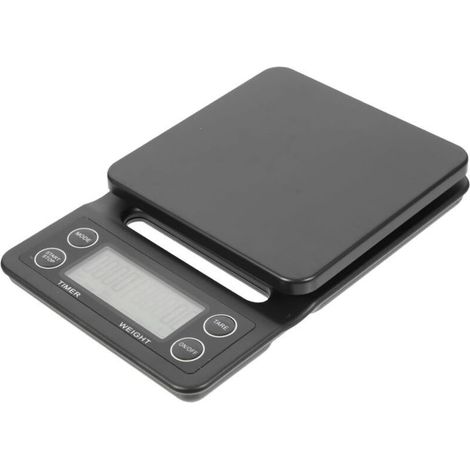 Balance Électronique de Cuisine avec Minuteur et Compteur pour Peser Précisément Ingrédients et Café Capacité(5kg/0.1G) (1/5)