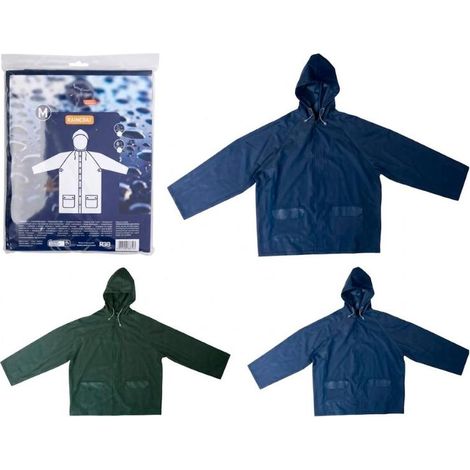 REDCLIFFS impermeable adultos surtido , Impermeable para hombre 3 colores surtidos, una prenda ligera y práctica diseñada para ofrecer protección frente a la lluvia en cualquier ac