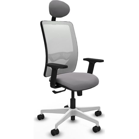Chaise de bureau piqueras y crespo Zulema blanc ergonomique (1/2)