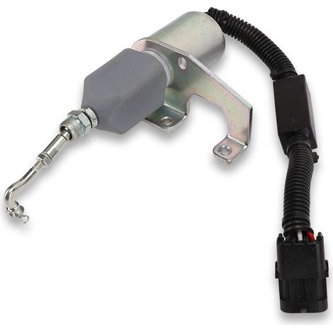 Elettrovalvola di arresto carburante motore, elettrovalvola di arresto motore C4942879 4942879 Sostituzione plug and play DC24V per Cummins-Crezuo