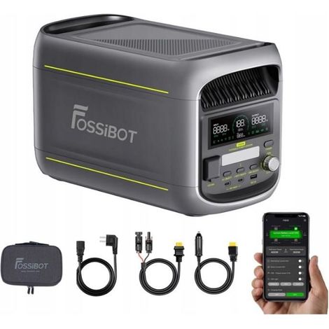 Générateur électrique portable 1024Wh 1800W – Batterie LiFePO4 – Onduleur sinus pur – Recharge rapide AC/Solaire – Camping/RV