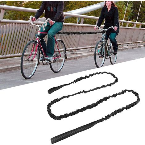 Corde de Remorquage pour Vélo de Montagne - Câble de Traction pour Enfants en Extérieur - Noir (1/5)