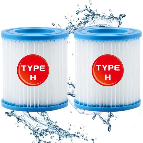 for Intex Piscine Cartouche de Filtre Type H 29007 pour Filtre Pompes 28601, 28602 (2 PCS) (1/5)
