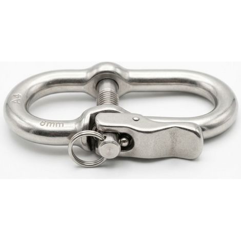 5 Manilles Longues Rapide 5 mm - Inox A4 - D-Work