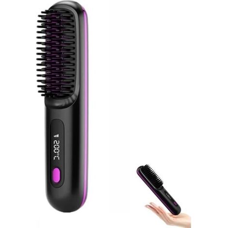 Cellfast – Brosse soufflante Bellabrush Pro – Lissante sans fil ionique – 3 réglages de température – Pour cheveux lisses et brillants