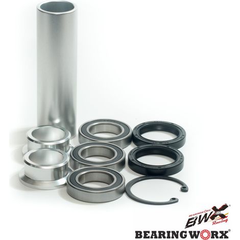 Bearing Worx Hinterradlager mit Dichtungen und Buchsen für Kawasaki KX 125 (03-05), KX 250 (03-07), KXF 250 (04-13), KXF 450 (06-13), KLX 450R (08-09)
