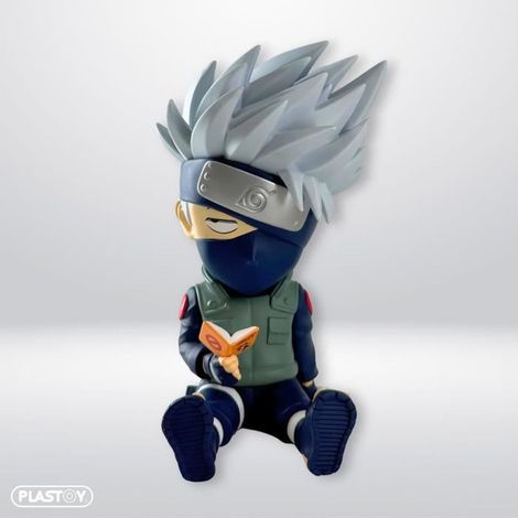 Tirelire - PLASTOY - Naruto - Kakashi - Plastique de haute qualité - Détails sculptés - Fonctionnel (1/4)