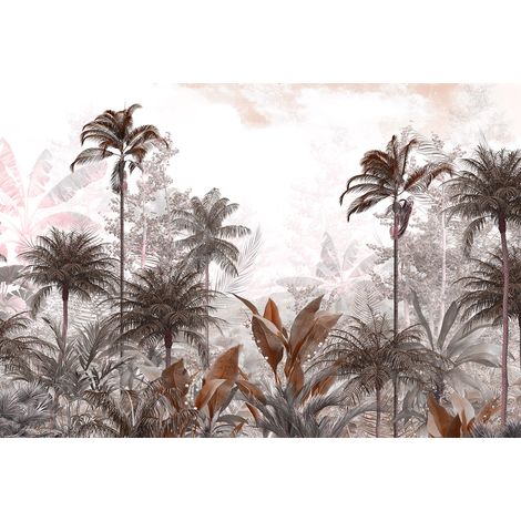 Papier peint panoramique - Forêt Tropicale - 130 cm x 89 cm (1/2)