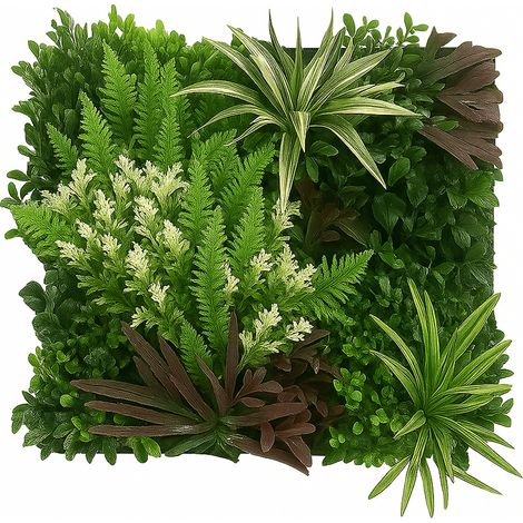 Pannello Decorativo Verde Esotico da Muro Parete 100x100 cm per Interni e Esterni (1/5)