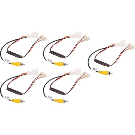 5x 4-poliger Kabelbaumstecker mit Befestigungsmöglichkeit für Rückfahrkameras, passend für Toyota (1/5)