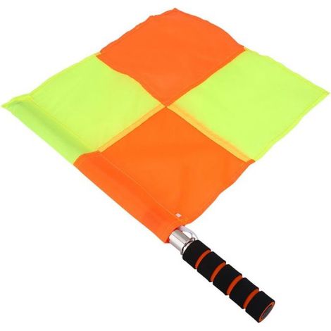drapeau d'arbitre de football drapeau de juge de lignes Drapeau d'arbitre avec sac de sport d'athletisme (1/4)