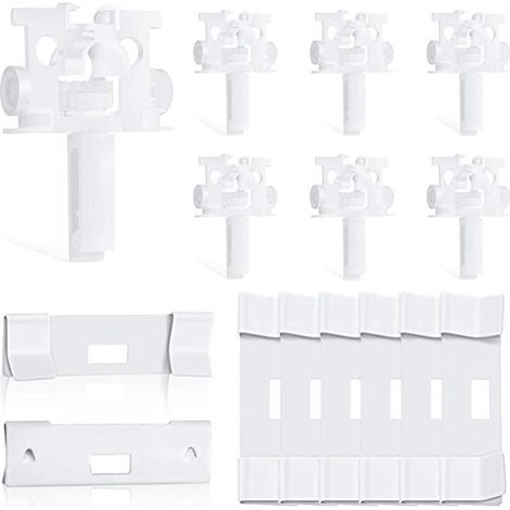 12 roulettes pour stores verticaux, 12 clips de fixation en fer, accessoires de rechange pour roulettes de stores vénitiens verticaux (1/5)