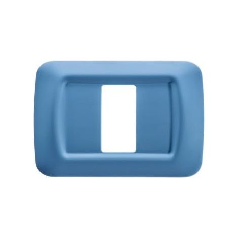 PLAQUE 1 POS.BLEU CIEL TOP SYSTEM GEWISS GW22561