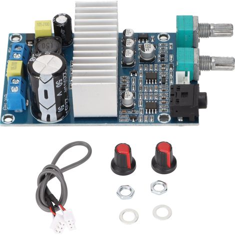 Carte Amplificateur Numérique 100W pour Subwoofer DIY, Module Ampli Basse Puissance 12‑24V (1/5)