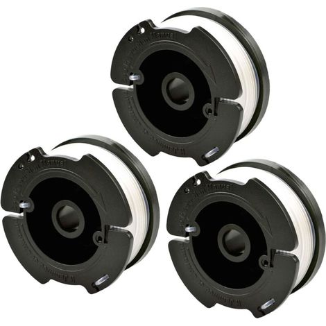 1 ensemble - Lot de 3 bobines de rechange AF-100 Weed Eater compatibles avec Black+Decker AF-100-3ZP AF-100-BKP Débroussailleuse Weed Wacker String (1/5)