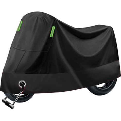 Telo coprimoto e copriscooter - 295110140 cm - con parabrezza - Telo copriscooter - Impermeabile per esterni - Universale per tutti gli scooter/motociclette - Oxford impermeabile - Adatto per uso inte (1/5)