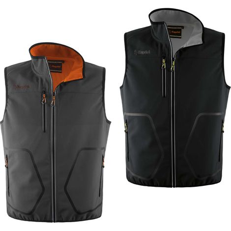gilet da lavoro kapriol "tech" colore nero/silver, tg m (1/4)