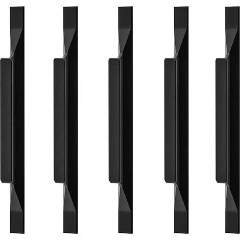 (10 Stück) Europäische Aluminiumlegierungsgriffe für Küchenschränke und Kleiderschränke, Gesamtlänge 160 mm, Lochabstand 9 (1/4)